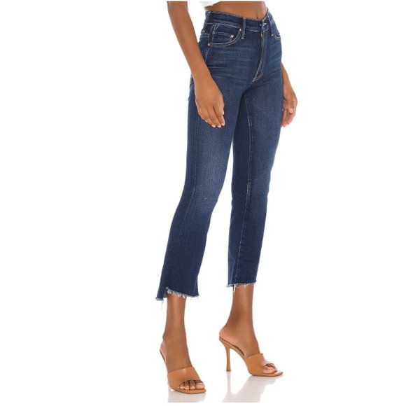 MOTHER | The Insider Crop Step Fray Bootcut Jeans (Home Movies) Size 26 NWT - Picture 2 of 10